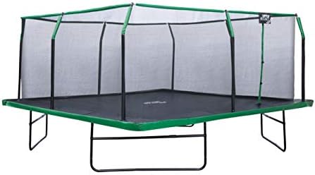 Trampolín cuadrado enclosure premium 500lbs