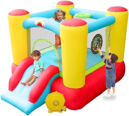 Castillo inflable con deslizador blower