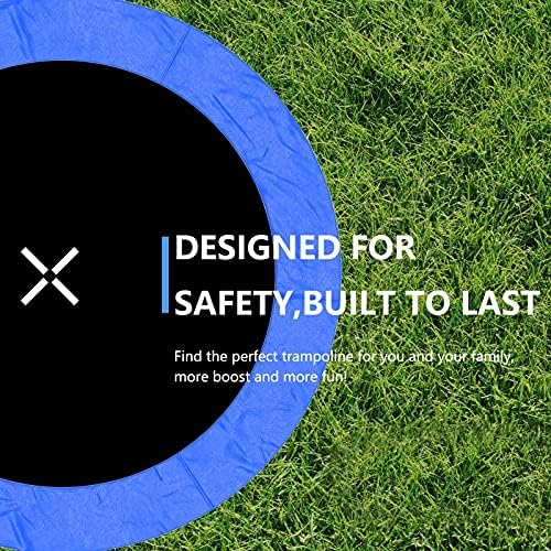 Trampolín grande con red y aro baloncesto